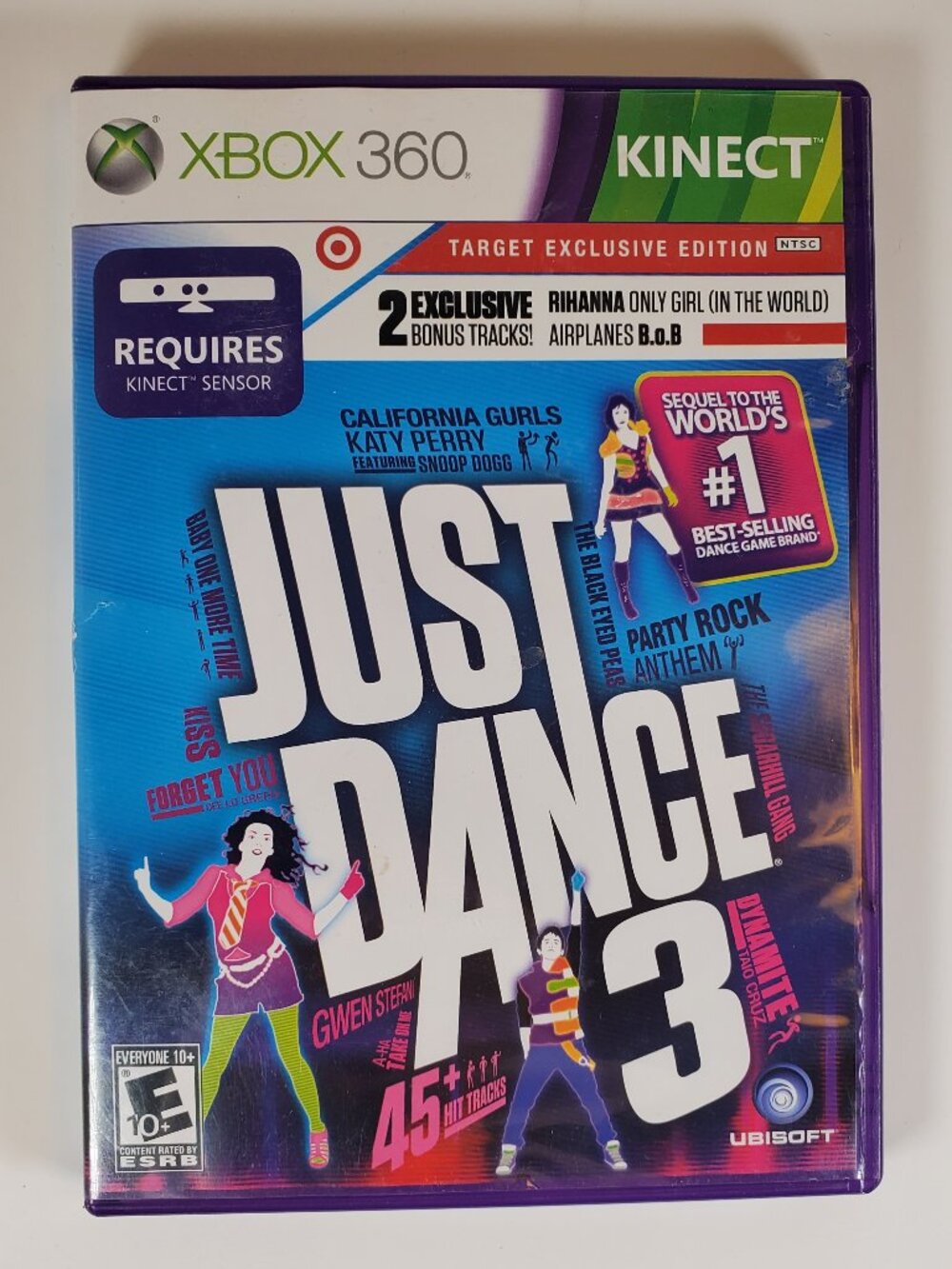 Just Dance 3 Xbox 360 Target Exclusive Edition Rihanna, B.O.B Katy Perry